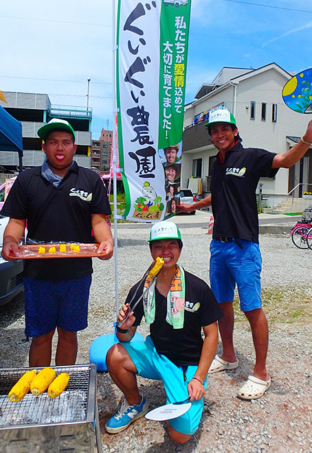 とうろもこしの準備も完了し、試食もしていただきながら販売しました！