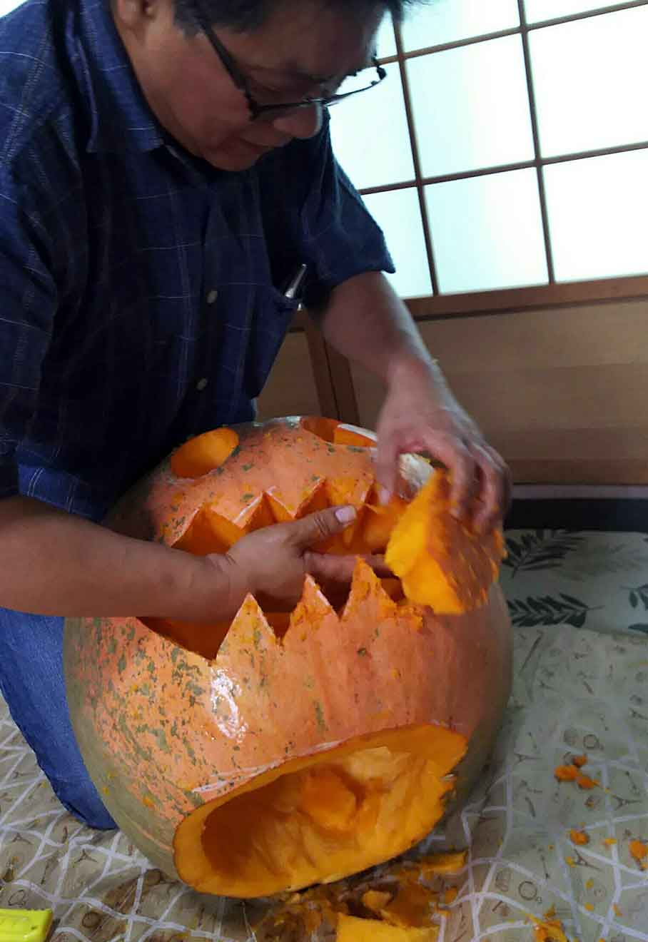 ハロウィン用ランタン作成方法